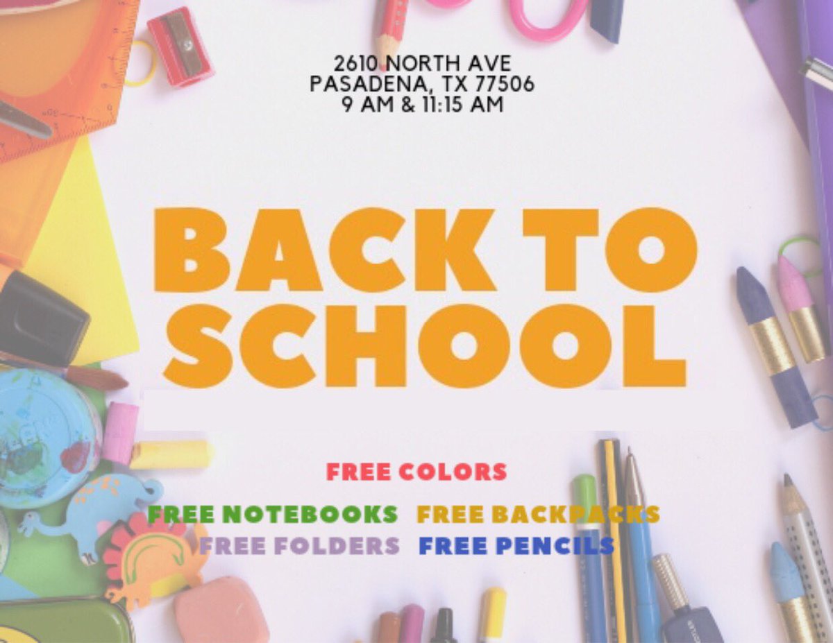 Restoration416's tweet photo. FREE FREE FREE FREE 
- Let everyone you know starting up school to come join us this Sunday &amp; get FREE SCHOOL SUPPLIES!! 🖍📓 https://t.co/lhefhHr4Iu