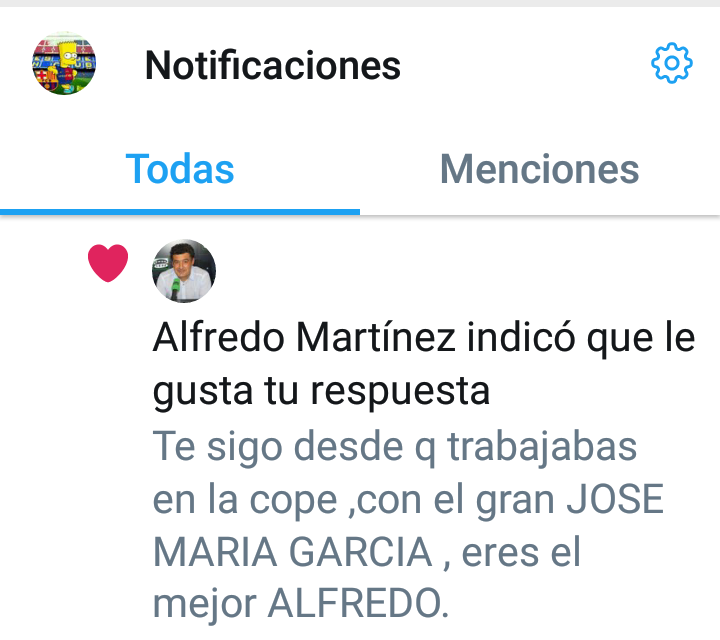 jose_rivera81's tweet photo. El gran @Alfremartinezz ,me a dado ❤, no me lo creo .Para mi es el Messi de las narraciones. Grande https://t.co/w0zCFOACRh