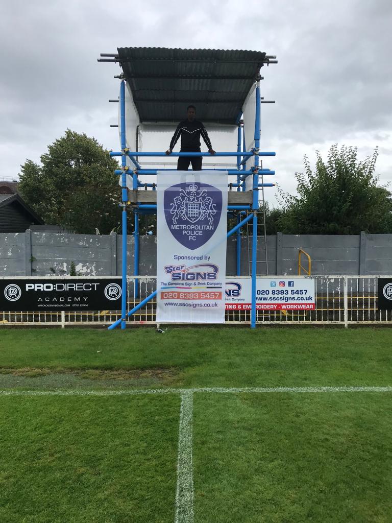 Bkasparas's tweet photo. The roof has arrived!!! Looking forward to Christening this beauty at the @MetPoliceFC vs @WaltonCasualsFC local derby in September #scaffolding #cameraplatform #SWL @FocusRigging https://t.co/IDCvhYAiFf