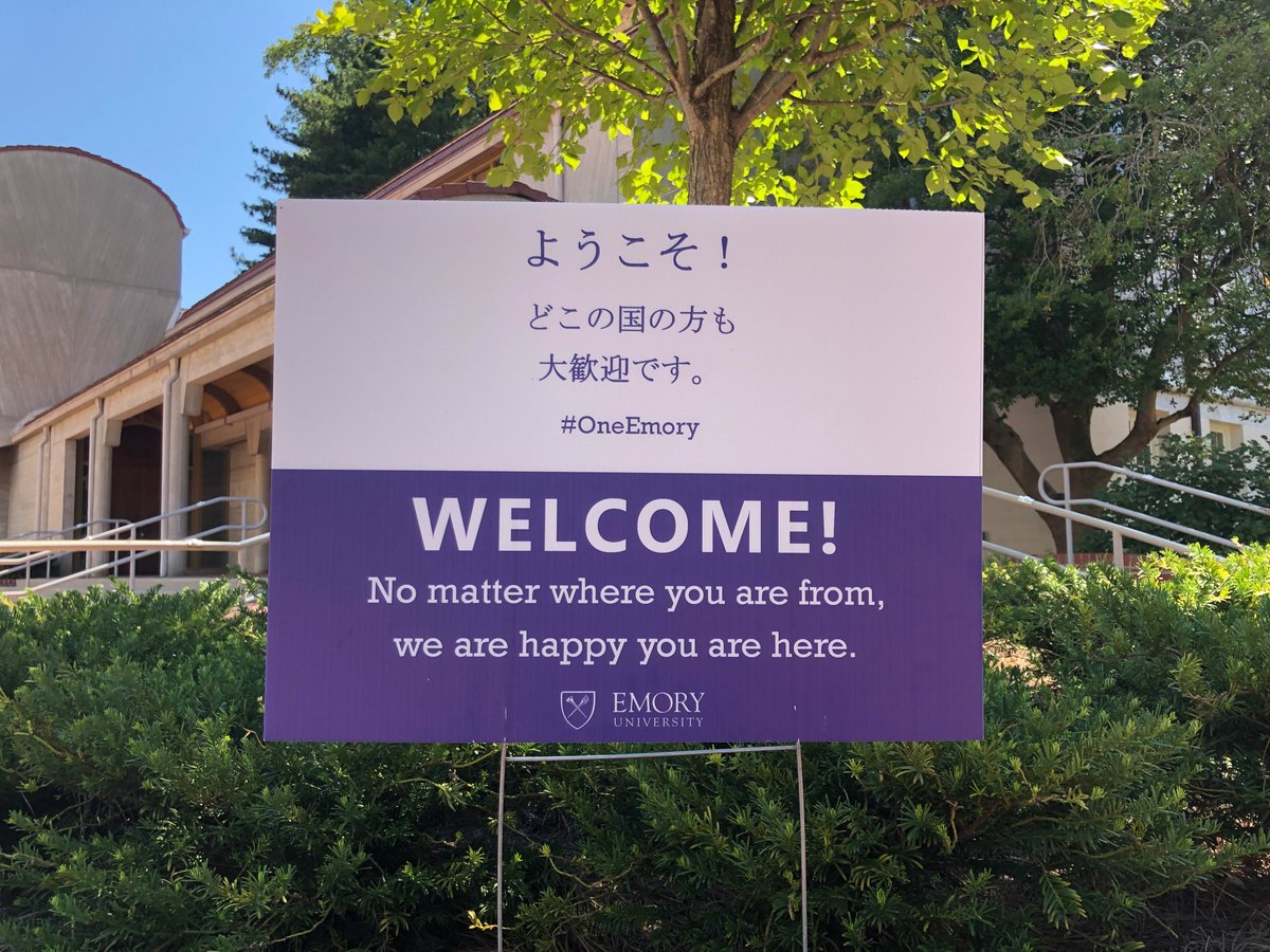 EmoryUniversity's tweet photo. Ready to welcome #Emory2023 to campus next week! 💛💙 https://t.co/WSLSkyC0X5