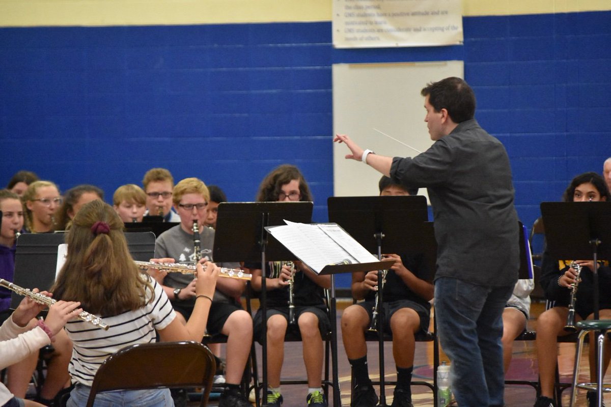 CCSD46's tweet photo. GMS students capped off a week of summer band with a concert/luncheon for parents & family. Touted as the "shortest concert GMS will ever have"; the band played three selections with an additional percussion feature piece. https://t.co/MdGZJWiJSg
#OneD46 #GMS50th https://t.co/3swY7uw7OE