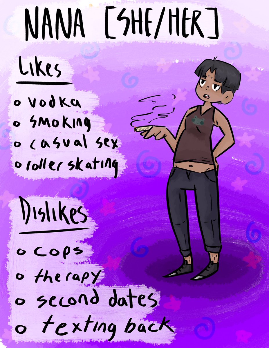 two of the characters from my webcomic Devil Never Sleeps ! (which is on #webtoon) anyway more of the gang to come