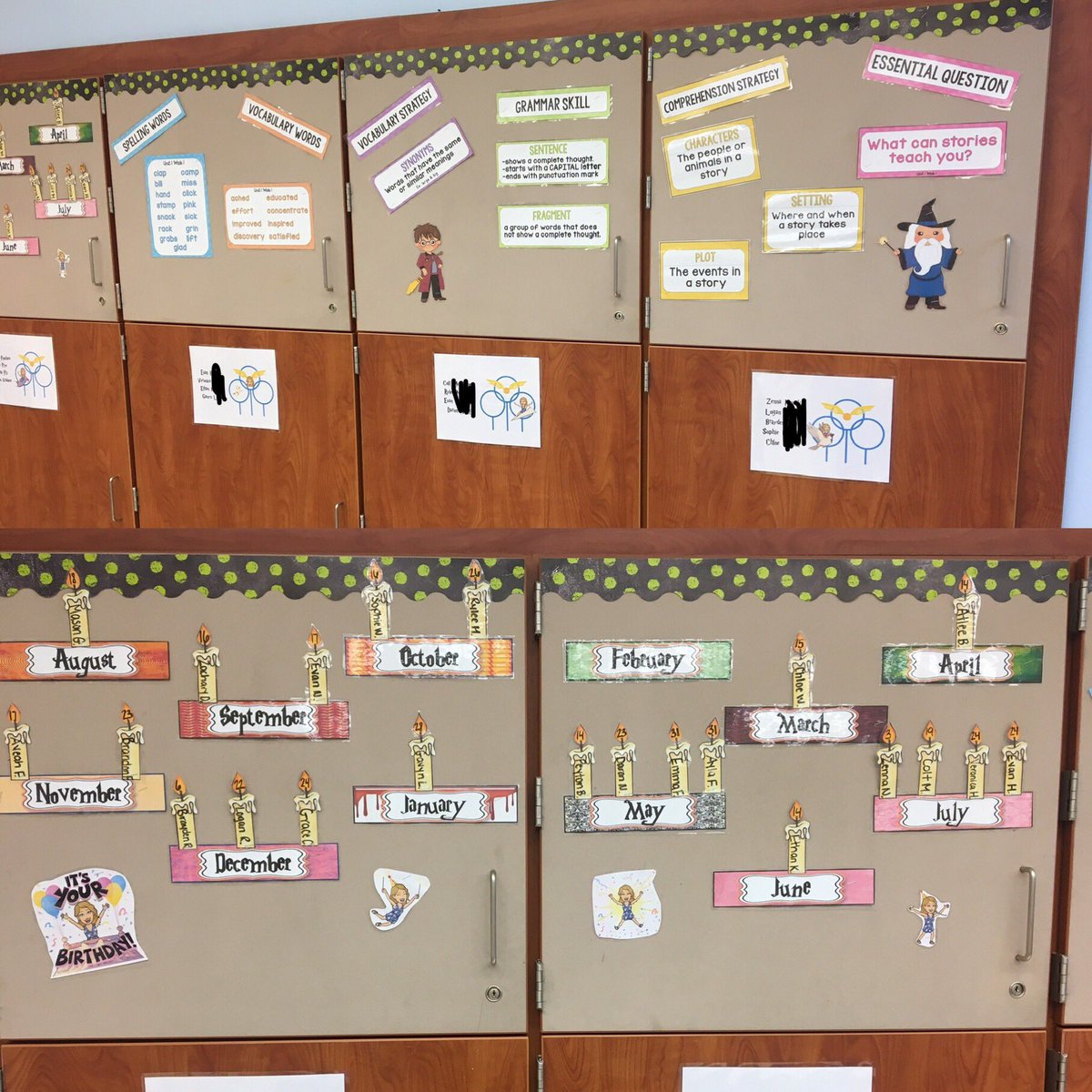 MissGrayThree's tweet photo. Getting ready for year five and Quidditch is my favorite sport! 🧙♂️I can’t wait to fill our board with #smartgoals and meet another group of #expertlearners. “I got this feeling inside my bones” that 2019-2020 is going to be a great year! #ringgoldrams #2019BackToSchool 💛💙 https://t.co/hTjwr7LgUn