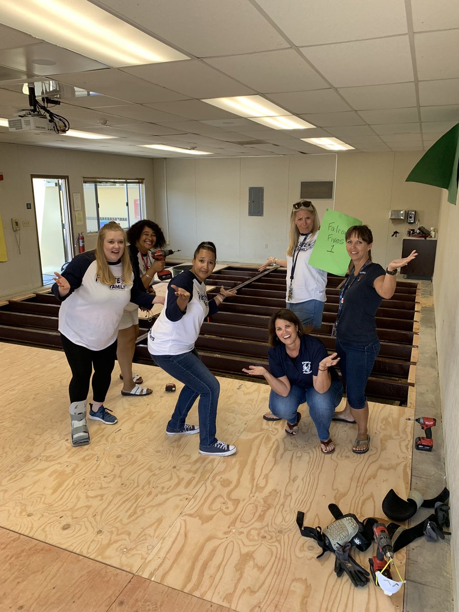 fuertefalcons's tweet photo. Team building at Fuerte!  “Funny you should ask...” @DurvisChristina @Fuerte_Falcons @CajonValleyUSD https://t.co/v1z92yCQV1