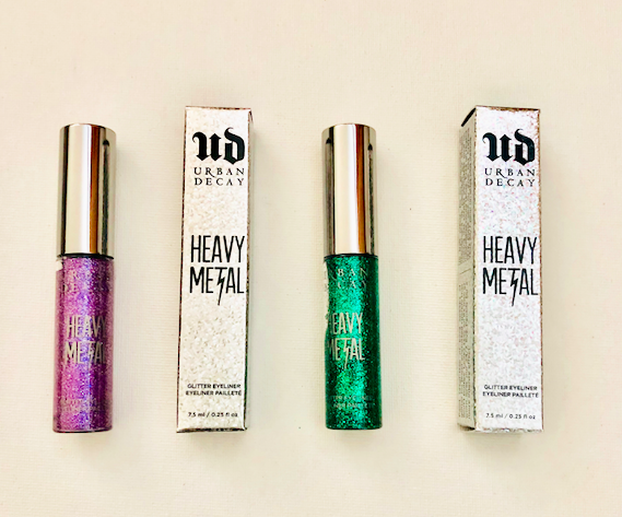 davelackie's tweet photo. Today's prestige beauty giveaway is this pair of Urban Decay Heavy Metal Glitter Eyeliners. Such fun colours: "Studio" and "Stage Dive" To enter, RT &amp; follow @davelackie https://t.co/fjwFfaro9w