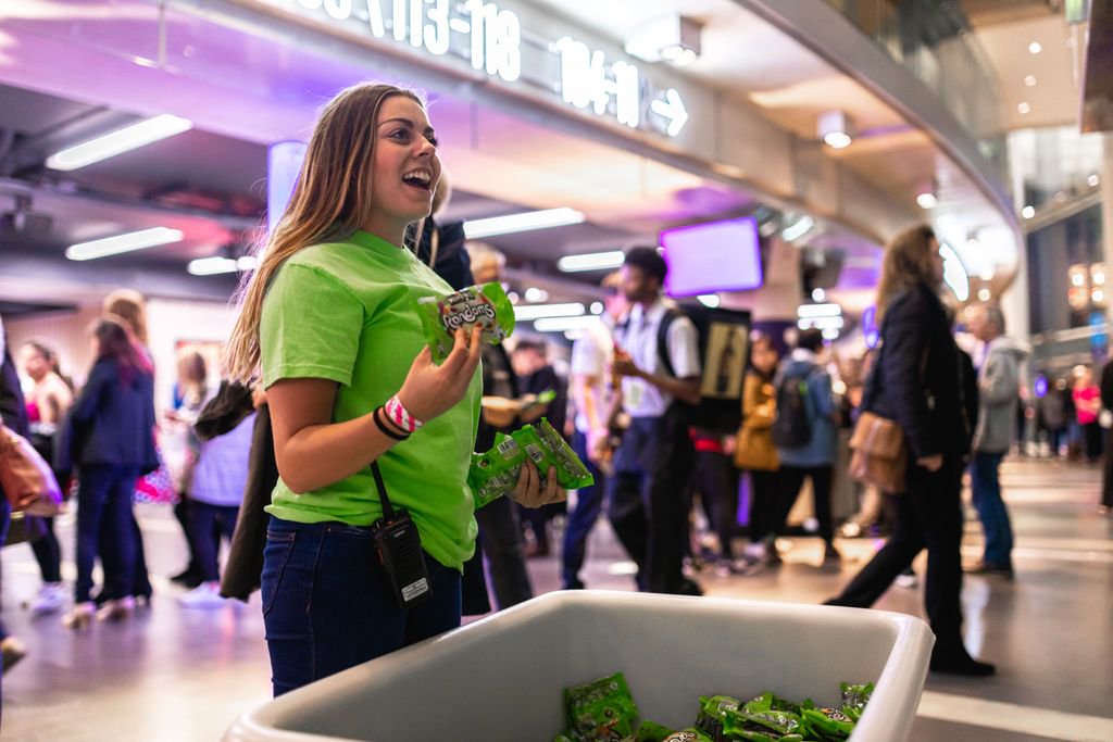 TheO2's tweet photo. Heading to the show tomorrow night? Grab yourself a pack of @ROWNTREES Randoms on Level 1 and let your random side out! 🍬🍬 #myrandomside #RowntreesRandoms #TheO2 https://t.co/zSt681PfMb