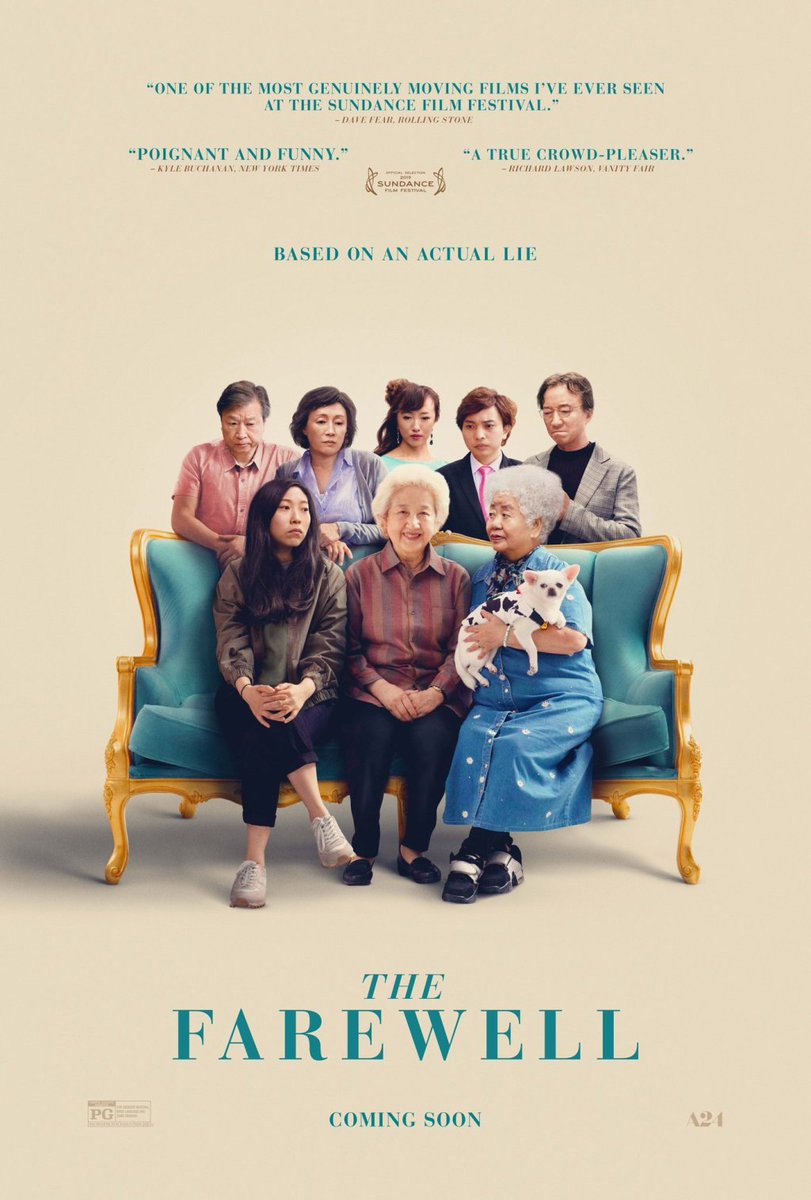 JillCBrooke's tweet photo. Say Hello to “The Farewell” https://t.co/UCkIi1mYMN https://t.co/vDvZKvkGTs