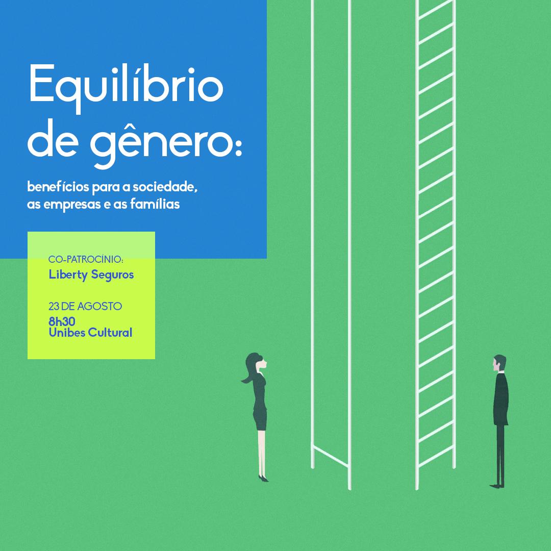Equilíbrio de gênero. Co-Patrocínio @libertyseguros: bit.ly/2N2JNKu

#VireSuaCidade #ViradaSustentável2019 #Sustentabilidade

Lei de incentivo à Cultura. Realização: Secretaria Especial da Cultura, Ministério da Cidadania e Pátria Amada Brasil e Governo Federal.