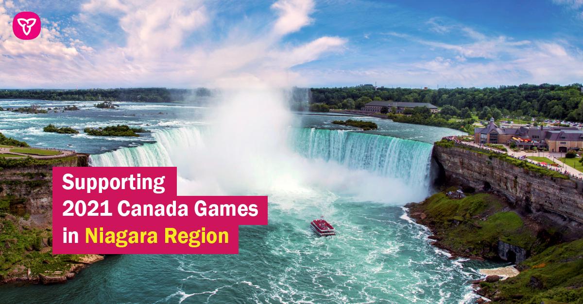 Ontario is preparing to host the 2021 Canada Games!

We’re committing to a shared investment of $29 million for new sport facilities that will bring in jobs and create lasting sport &amp; rec in beautiful Niagara Region. Find out more:  news.ontario.ca/m/53366