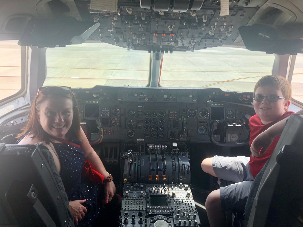 emurphy7's tweet photo. My nephew & I spent the day celebrating the 75th Anniversary of the 305th OSS & leaning about what the diverse group of 400+ airmen, sailors, soldiers & civilians of the 305th OSS do. The answer, everything! #GingerGeneral @ComcastVetNet https://t.co/wEf4acOBd6