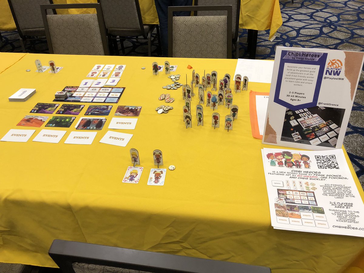 FrankSronce's tweet photo. Demoing Chibi Heroes at Dragonflight!
#chibiheroes #playtestnw https://t.co/RnGF5KfoSR