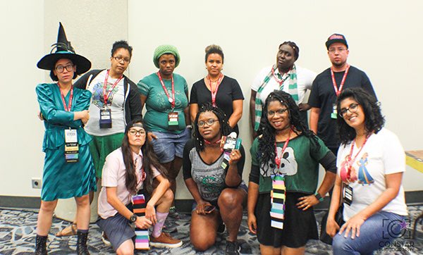 “You could be great, you know, it’s all here in your head, and Slytherin will help you on the way to greatness, no doubt about that.”

#leakycon #potterheadsofcolor #slytheringang 

Photo cred @ConStar24 of #wizardteam 

Better images here: constarphotography.com/leakycon-dalla…