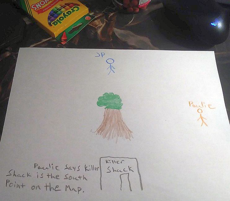 PaulieEsther1's tweet image. When @JonPaulCardenas wants to argue about directions on Shelter Woods map SO MUCH that he breaks out the @Crayola crayons for visuals about our argument.🤣

Jon is that bottle of ibuprofen I see for all the gaming arguments you get into with us?😭😋

#UniqueTree #DeadbyDaylight