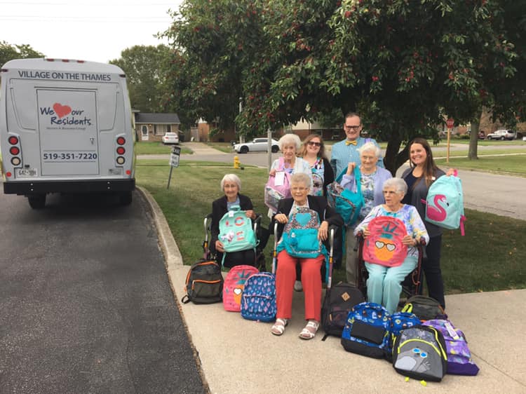 UnitedWayinCK's tweet image. Huge thanks to the residence from Village on the Thames who visited us today with a bus full of backpacks &amp;amp; school supplies for #OperationBackPacks. It was a pleasure to meet you all. #LocalLove #CKont