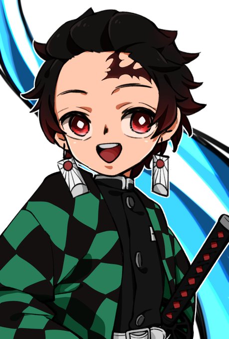 さき花※ネタバレありさんがTwitterに投稿した竈門炭治郎(鬼滅の刃)のイラスト。