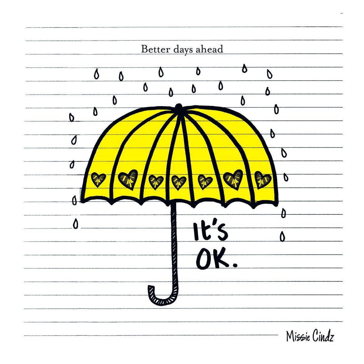missiecindz's tweet photo. Rain, rain, go away.... ☔️
Just a note, if you’re going through it right now just know that there are better days ahead; it can’t rain forever. Don’t give up on the good times! x #cindy365notes https://t.co/PsrhAXV3ml