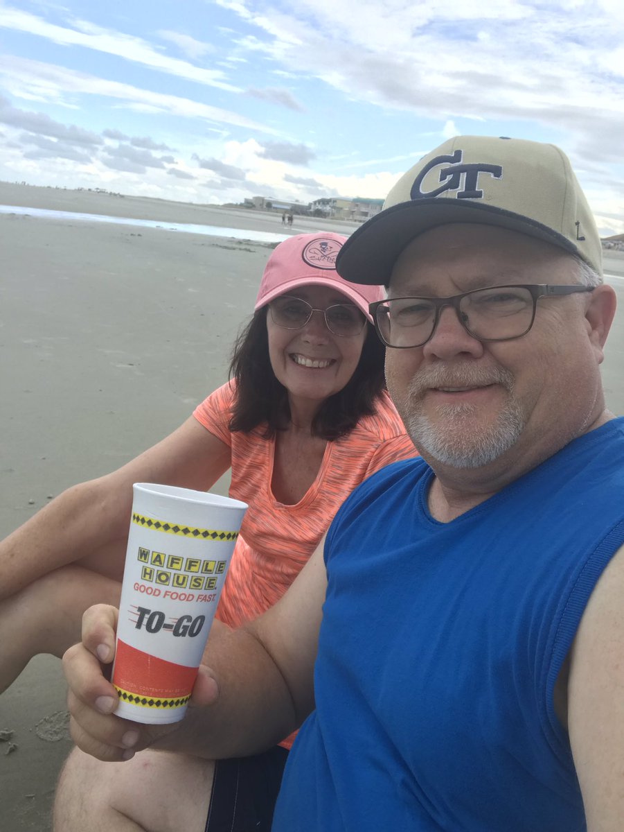 DwayneM07235094's tweet photo. Celebrating our 37th Wedding Anniversary and “Representing in Tybee!” #thetakeoverisreal https://t.co/41iLOruxSV