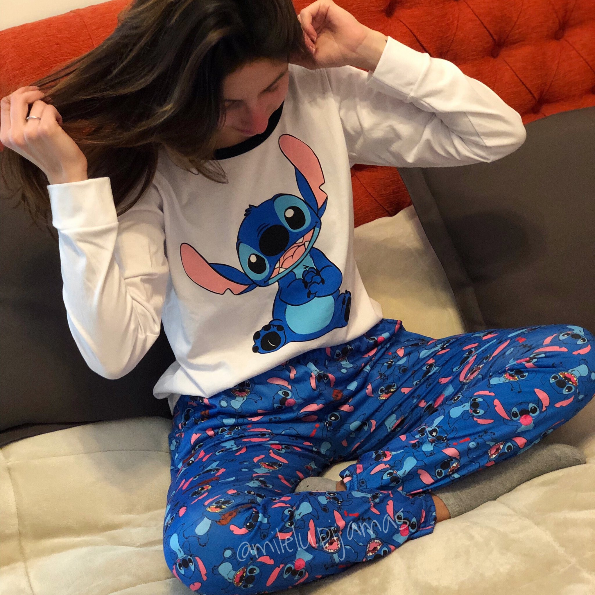 milelu.pijamas on X: No es hermoso??? ❤️ Pijama Stitch manga larga ❄️  Vienen con pantalón azul o gris 😍 • Precio: $890 . . #pijamas #hurlingham  #invierno #importados #ropa #pijama #stitch  / X