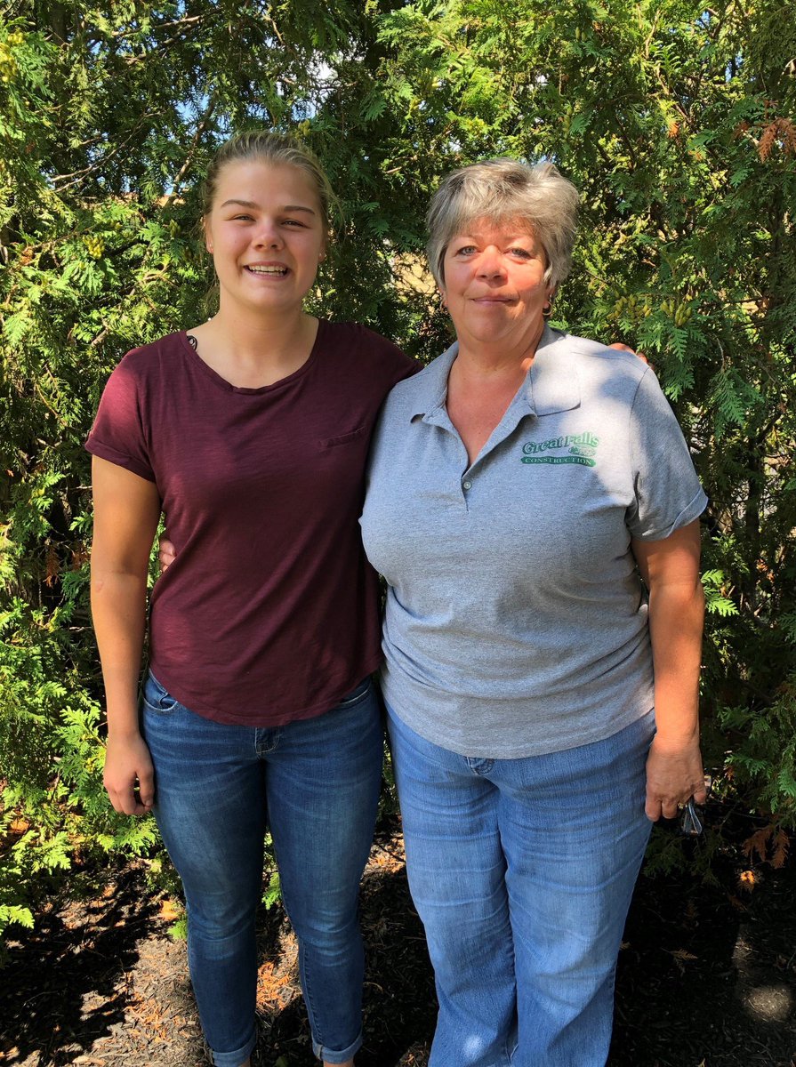 NorwichCadets's tweet photo. .@norwich_whockey Senior Alyssa Hulst wrapped up her summer internship with @GreatFallsConst last week. She worked with Karen James (pictured) exploring project management in the field of construction. #whyd3 #internship #d3hky https://t.co/FtL7BGiAYt