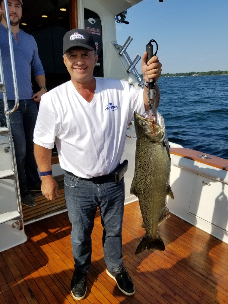 MeatCouncil's tweet photo. Great day at CMC's Annual Fishing Derby with some great catch #fishermanstories #22lbsforSofina #19lbsforCMC Way to go Dominic - thanks for representing us on the water https://t.co/mqHvt0FEN6