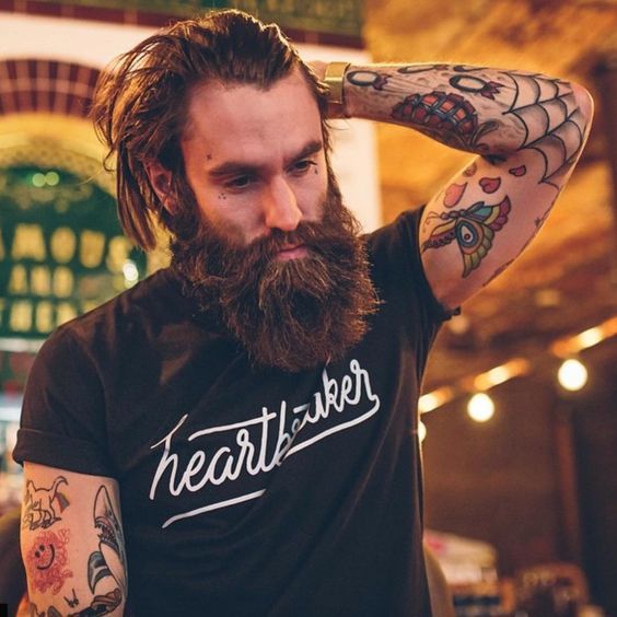 Tattooed for my pleasure. Bearded for yours 👊🔥🙏⚔️⠀⠀⠀⠀⠀