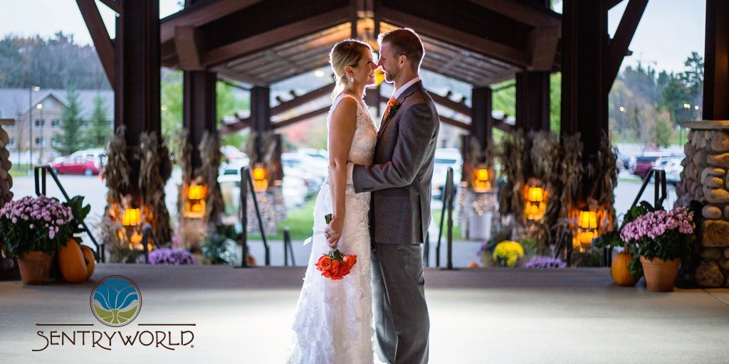 SentryWorld's tweet photo. Dreaming of a fall or winter wedding? At SentryWorld, you’ll find breathtaking facilities and a wide variety of packages and amenities to deliver an exceptional experience. Book your wedding today! 📷 CJ Photography https://t.co/C0Vs4y8MoZ  #wedding #WIwedding https://t.co/7i6dXyDBTd