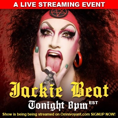 Wanna see the world famous Jackie Beat entertain a ballroom full of Satanists?&nbsp;Watch all the blasphemy