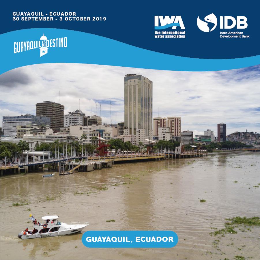 Guayaquil is IWA-IDB 2019 host city. Located in the Pacific coast of Ecuador, the most populated city in the country was included in the <a href="/TravelLeisure/">Travel + Leisure</a>’s list of the 50 Best places to travel in 2018, due to its culture and touristic places 🇪🇨 globalsustainablewater.org  #IWA_SG_SWS