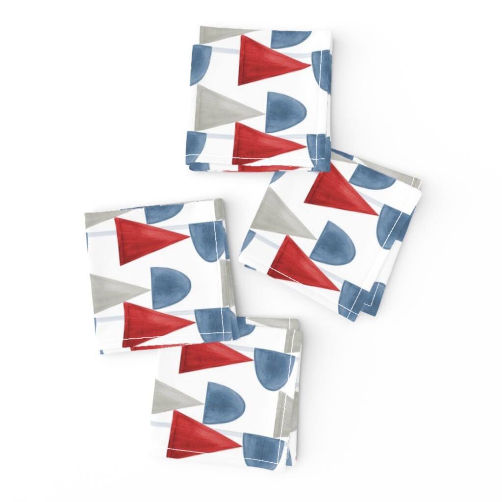 I love cloth cocktail napkins. These are so cute with my pattern, I’m going to have to order some. #spoonflowerchallenge #colorblocking #clothnapkins #surfscepatterndesign #redwhiteandblue