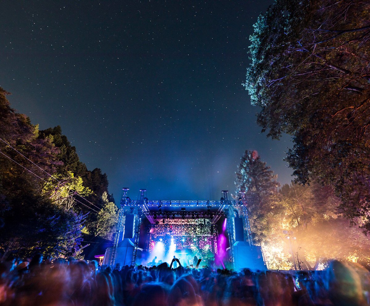 STS9's tweet photo. Kicking off #WaveSpellLive under the stars β¨π³ 1 set down... 8 more to go! Day 2 here we come π @wavespellfest https://t.co/fjETbGP8bL