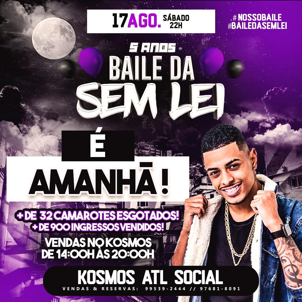 Vicksorriso22's tweet photo. Eeeé amanhã ! 
#BaileDaSemLei
Olhaaaa e baba 
Vem que é sucesso https://t.co/EmCz2bz9ex