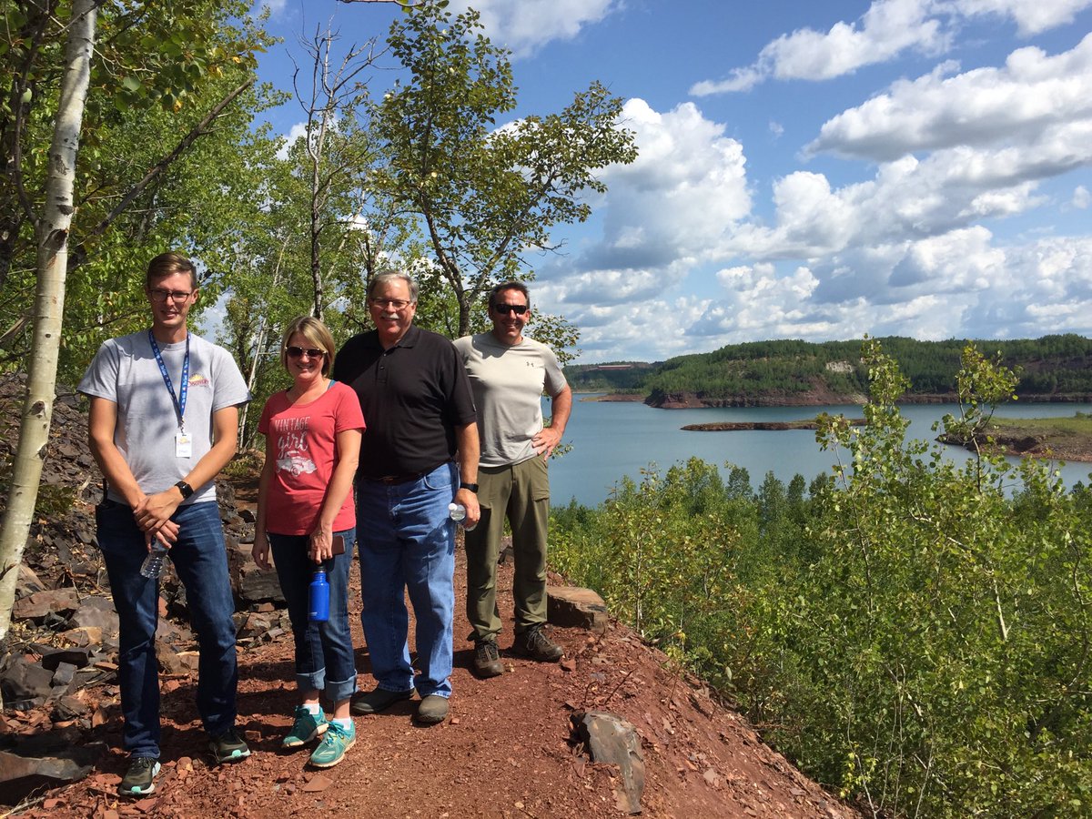 Checking out the amazing Redhead Mt. Bike trail project with ⁦<a href="/mrphillipsmn/">Mark Phillips</a>⁩ ⁦<a href="/IRRRB/">Iron Range Resources & Rehabilitation</a>⁩ What a great way to end the week! These “quality of life” investments are important for our region.