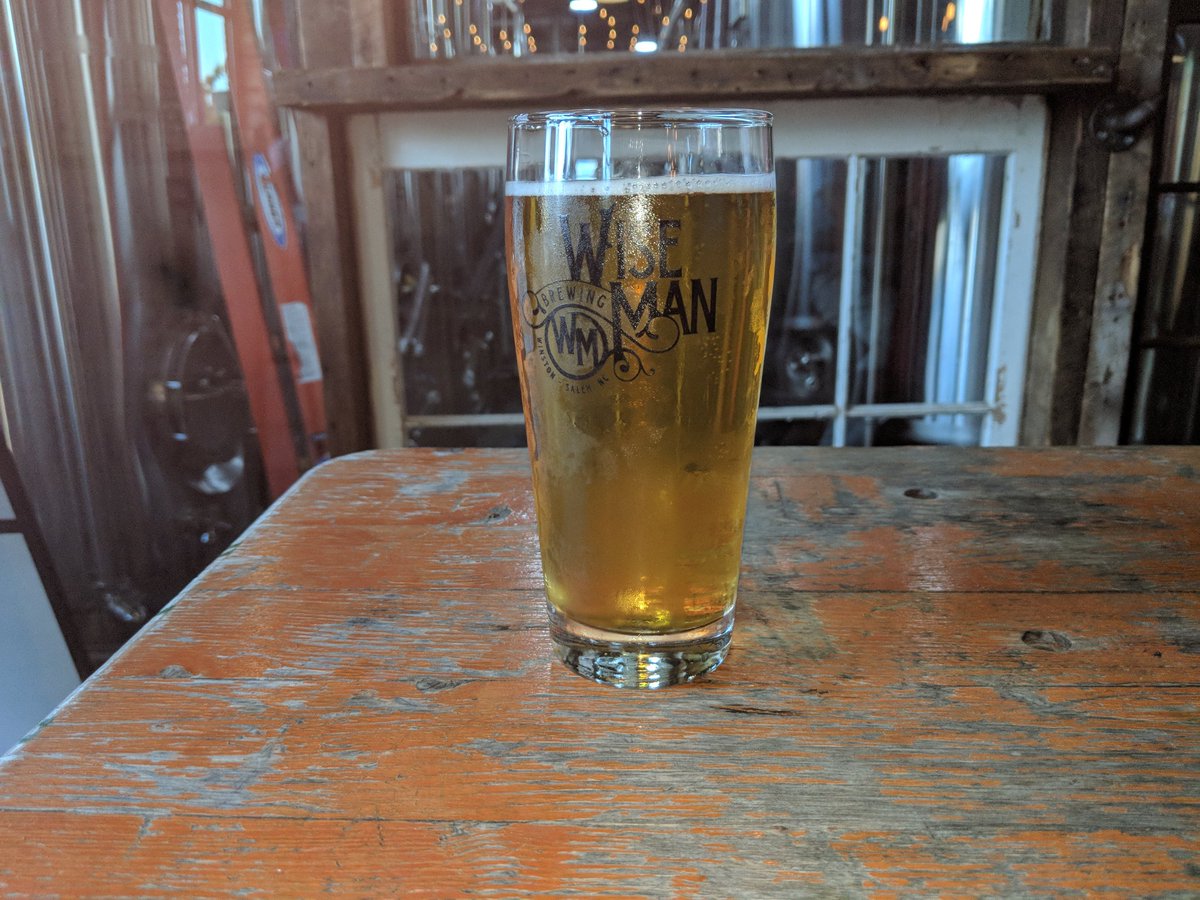 VWSChristian's tweet photo. Great start to the weekend! Cheers! @WiseManBeer #visitws #meetws #dtws https://t.co/IzPbVEefXP