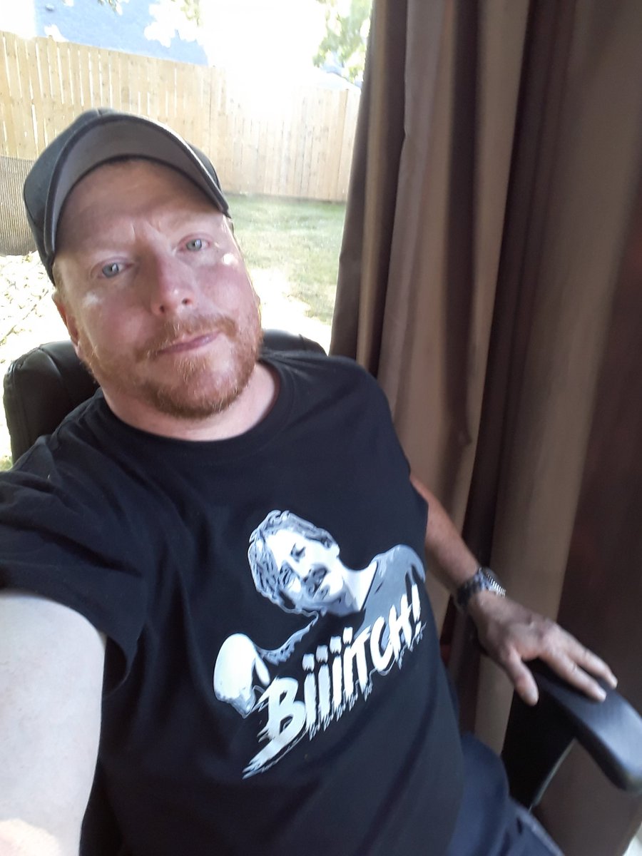 tcasftc's tweet photo. @DrewMikePodcast @TrudiDan @marcfell @Pro_Duecer in the gazebo, finished dinner and having a beer, listening to the rest of the podcast and at the end listening to Mike's last call to the show i had been wearing this shirt all day too. legit dropped a tear.#misshim #ripmikeclark https://t.co/I0AbsckJwM