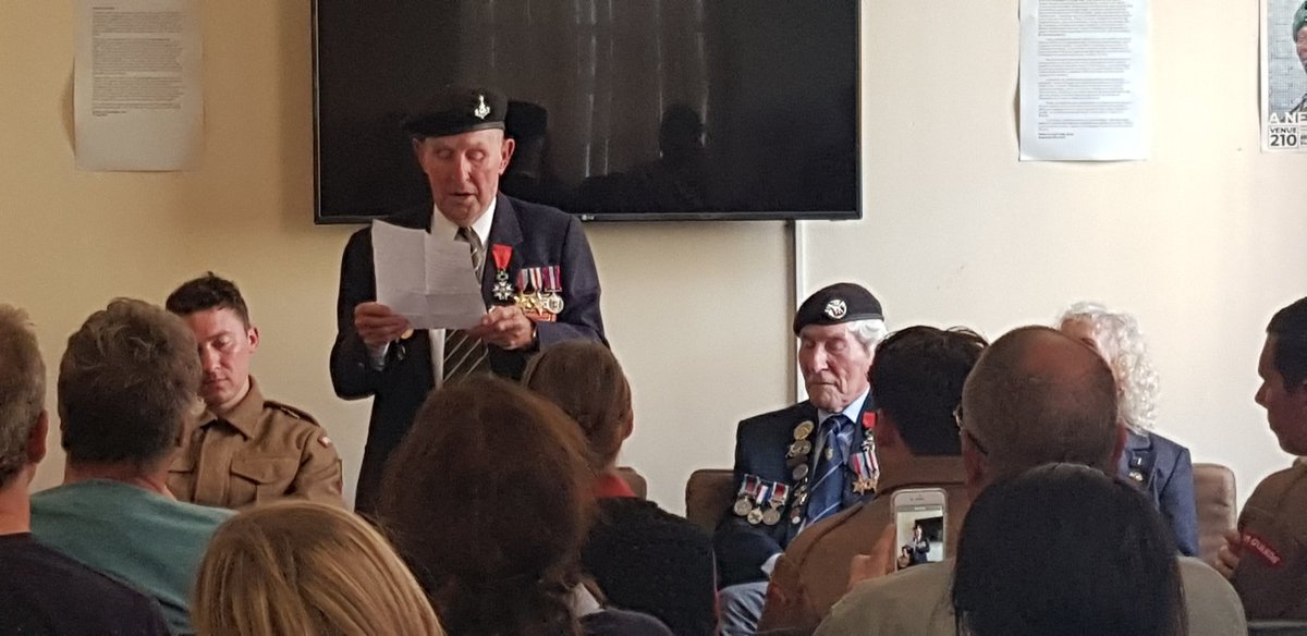 ASengaged's tweet image. A true honour to have the Normandy Veterans Ken &amp;amp; Ken at Army@TheFringe this weekend.  Come down and take the opportunity it see Bomb Happy and met these 2 truly inspiring gentlemen. @fitzy980 @armyengagement #bombhappy #veterans #edfringe #army@thefringe