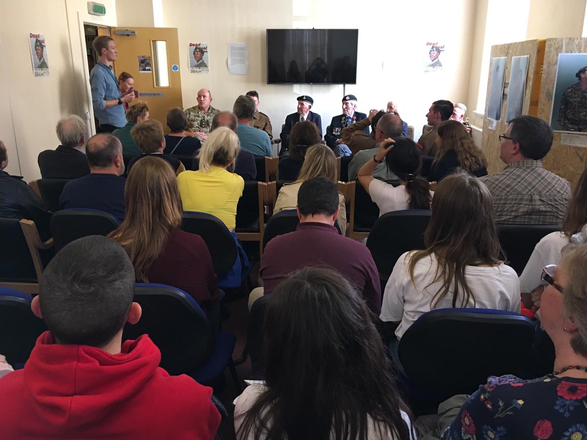 ASengaged's tweet image. A true honour to have the Normandy Veterans Ken &amp;amp; Ken at Army@TheFringe this weekend.  Come down and take the opportunity it see Bomb Happy and met these 2 truly inspiring gentlemen. @fitzy980 @armyengagement #bombhappy #veterans #edfringe #army@thefringe