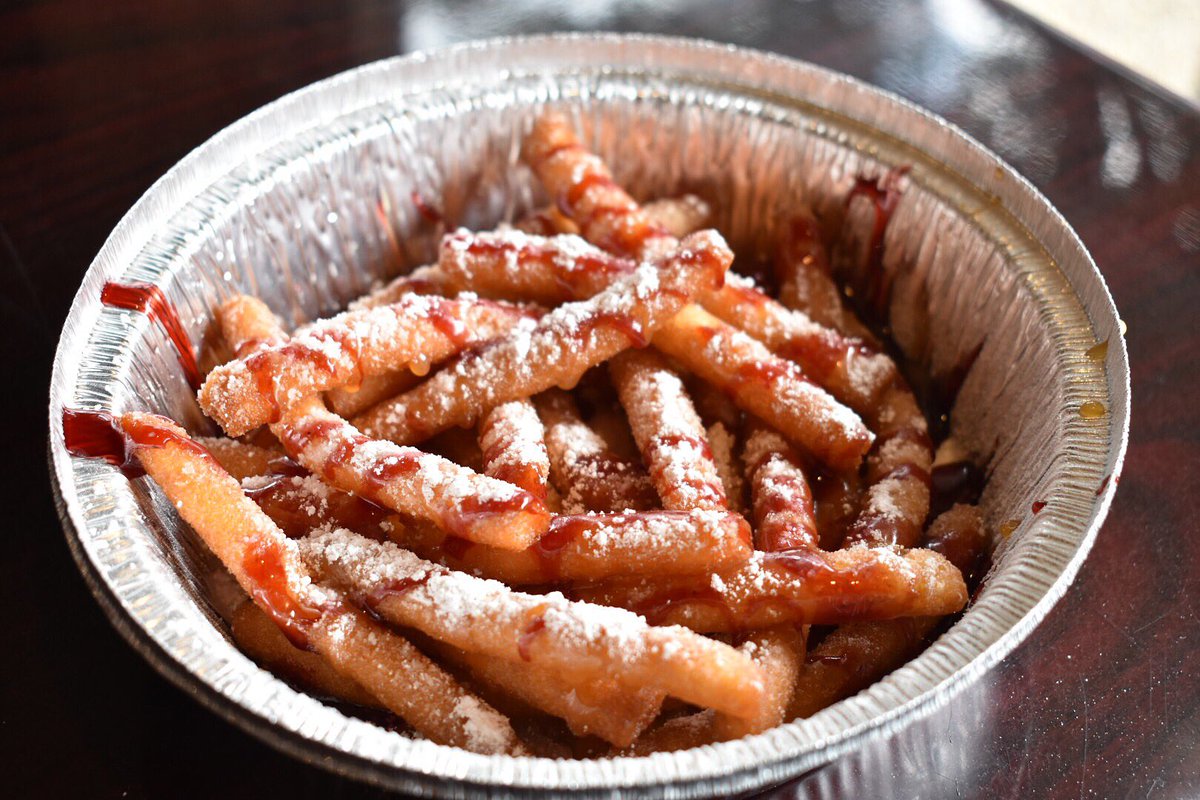 If you're feeling a little sweet, we have funnel cake stick fries on the menu! Lightly crisp funnel cake sticks covered in caramel and raspberry syrup and topped with powdered sugar 🤤

Stop in and order, or call for pickup or delivery!
(610) 683-1151