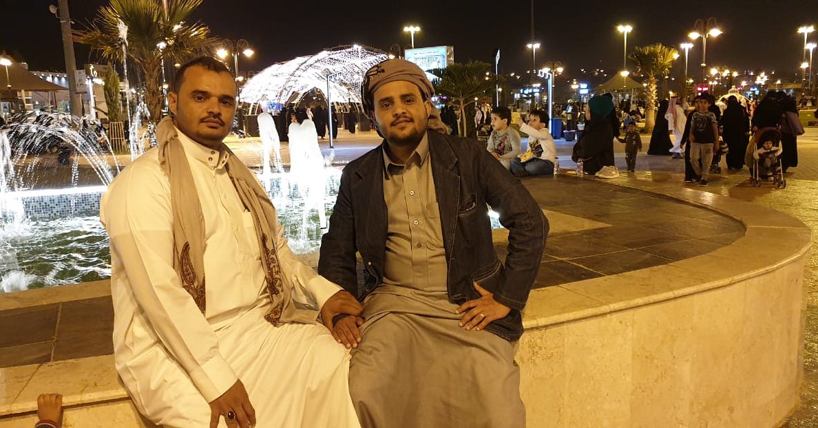 مع اخي عبدالله
