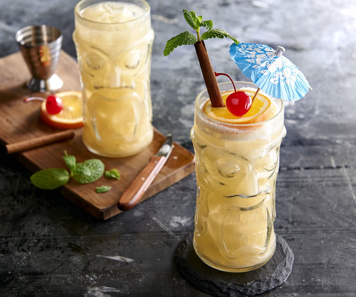 Kick your feet up with our #AuthenticMaiTai. This delicious beverage is made with Appleton Estate Rum, craft Orgeat syrup, Cointreau and fresh lime juice, garnished with an umbrella and edible island! 

#NationalRumDay #BestInGlass #MaiTai