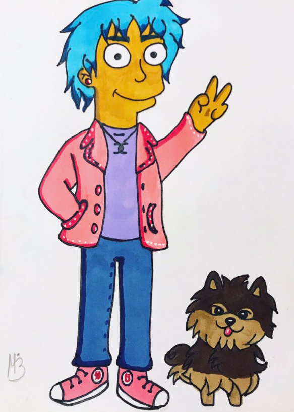 MelLaMellodie's tweet photo. This is my version of Tae & Yeontan as a Simpson Character. Did my best to keep it in the original Simspon Cartoon style. Hope you like it☺️ #TaeSimpson #VSimpson #TaehyungSimpsons #Yeontan #TheSimpsons #BTSSimpsons #VFanart #TaehyungFanArt #BTSFanArt #BTSARMY #BTS #BANGTAN #ARMY https://t.co/y4HvmvfbLD