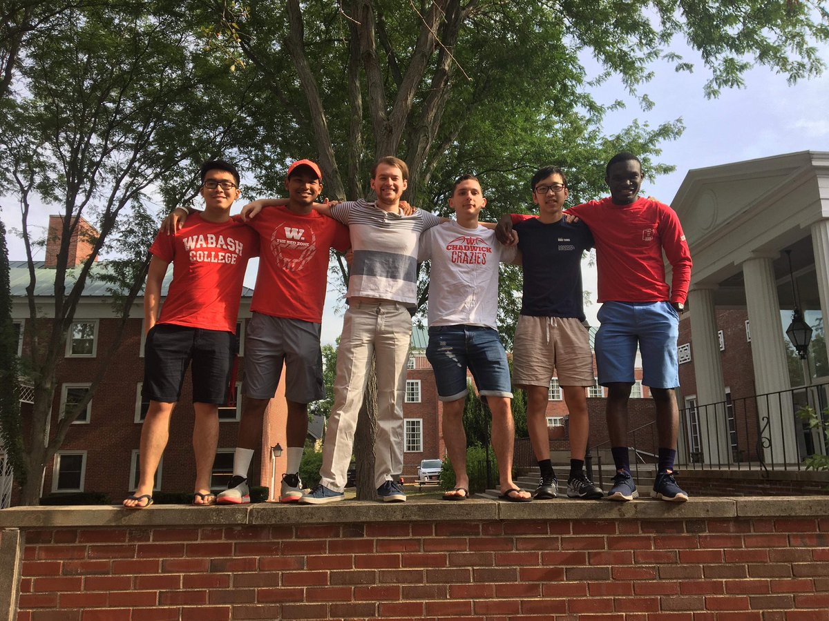 WabashISA's tweet photo. A special shout-out to all of our orientation mentors making international student orientation possible! They have given part of their summer to help new students adjust to living at Wabash, and for that, we say thank you! @WabashCollege #WAF https://t.co/nPDgl536ly