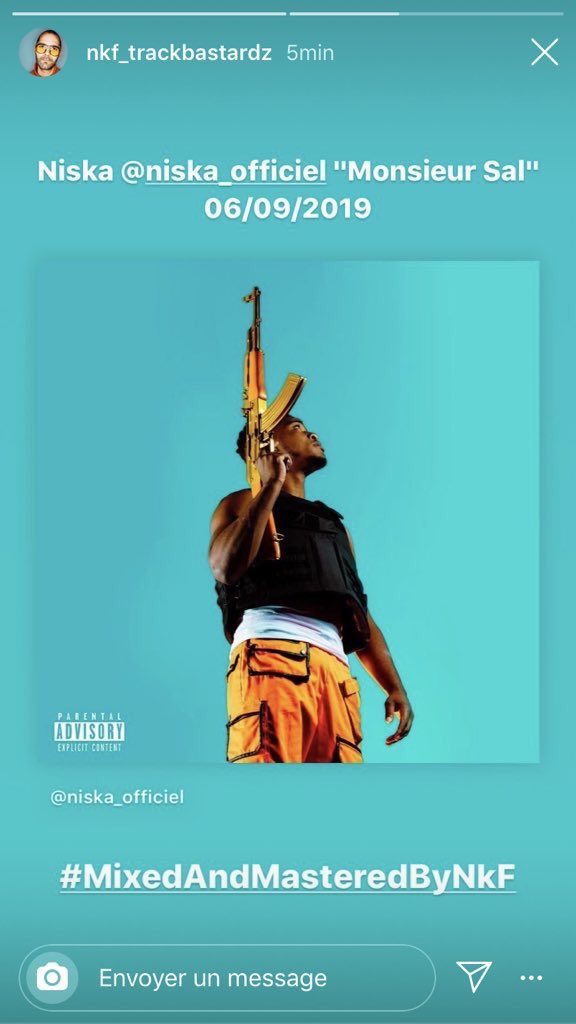 Rapfractus On Twitter L Album De Niska Ete Mixe Par Nkf L Ingenieur Du Son De Pnl Entre Autres