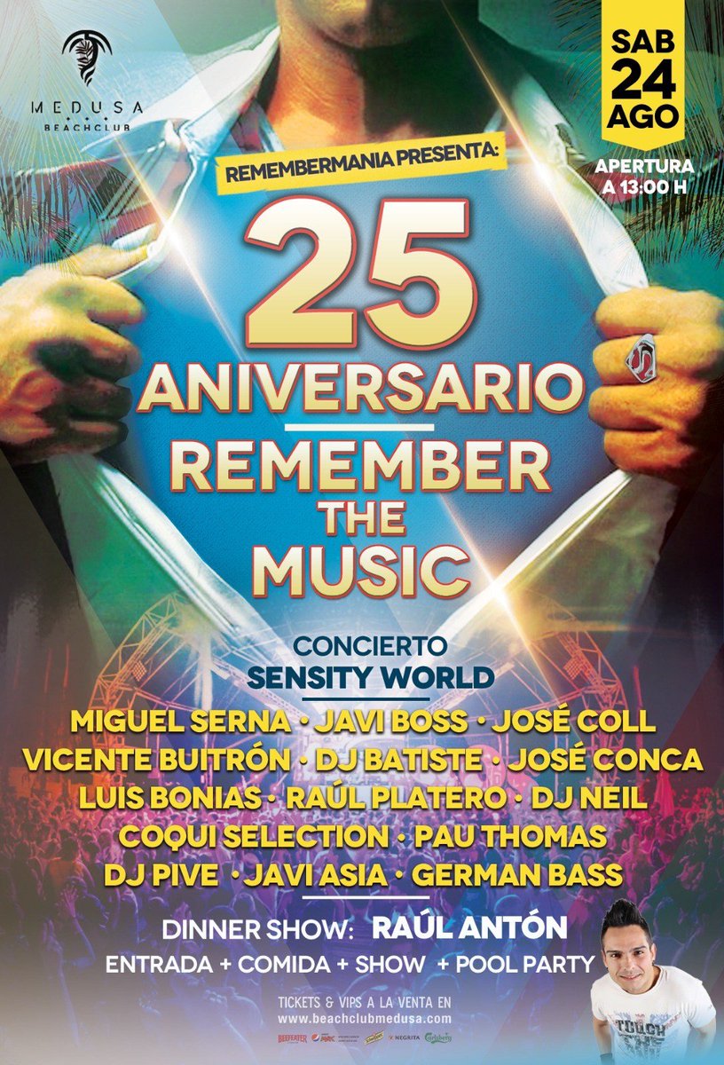 PLATEROMDT's tweet photo. #MedusaBeachClub #25AnivRememberTheMusic #Sab24 #sonidoMDT #DenonDj #MDTradio https://t.co/spQYdb9IMm