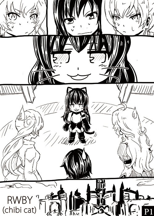 コミケ行けなくて悔しいのでちょっと漫画描いた
#RWBY 