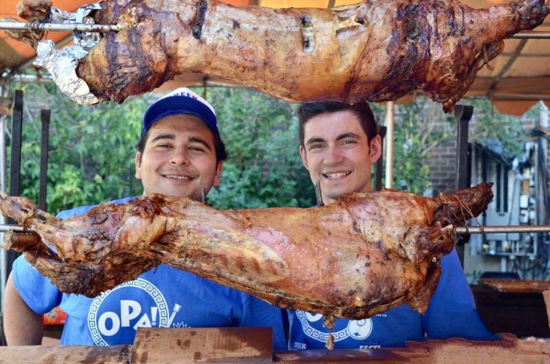 OttawaGreekFest's tweet photo. Come and get your lamb! We're open at 4:30 🇬🇷 #OpaOttawa https://t.co/1LmLUpJPNt