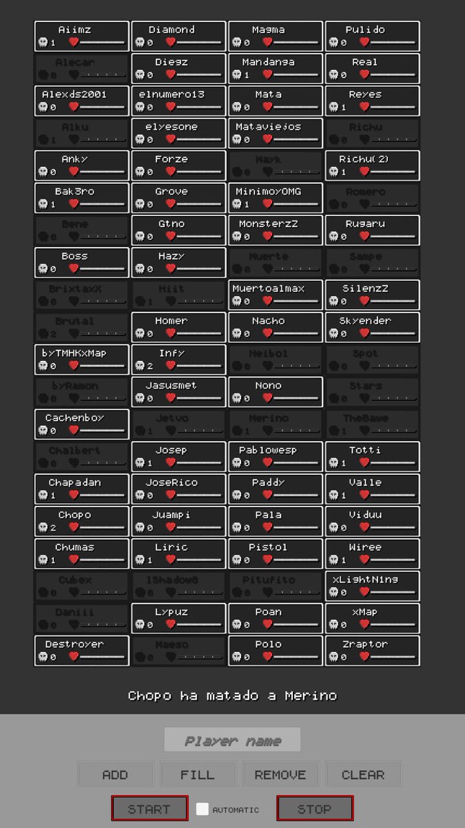 TheRealWarBot1's tweet photo. #24

Vigésima cuarta muerte:
@HSchopo logra su segunda muerte gracias a @Nuke_Merino, que estaba AFK.

56 knifers restantes. https://t.co/net4xMwa9I