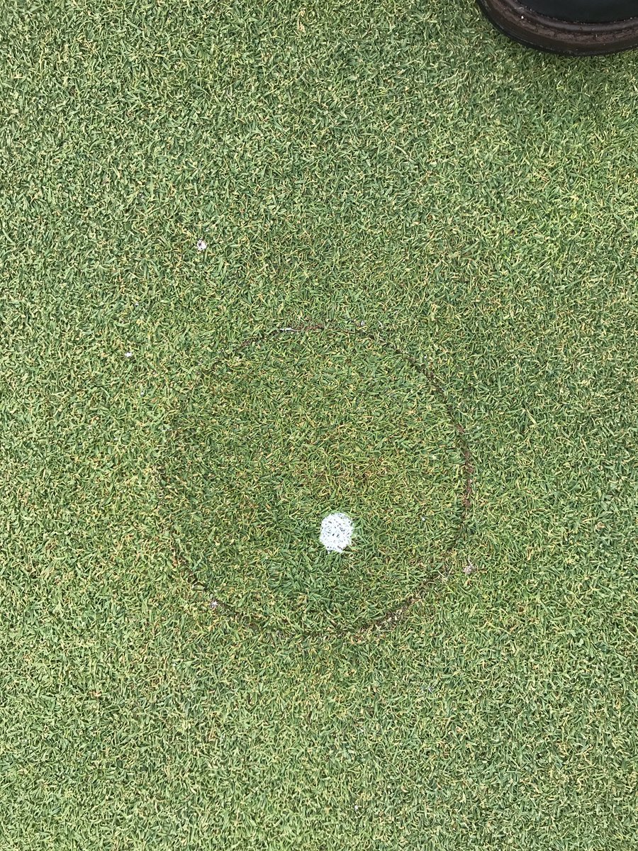 Darrickgolfirr's tweet photo. I noticed today @BMWchamps how well the professionals take care of the hole. 70 players used this hole (and they all putted out)—it looks pristine and it heals much faster.  Want tour greens?  Players need to take care of them like the pros do.  #fixballmarks #mindthelip https://t.co/4zuNFH0E7X