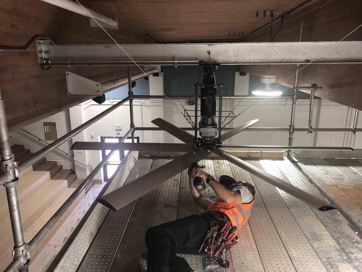 MWGOLDENCONST's tweet photo. Mechanical upgrades to the Arapahoe High School swimming pool are complete! We sure are big "fans" of the project...

#education #construction #dadjokes #K12 #renovation https://t.co/CwmmqB9ctN