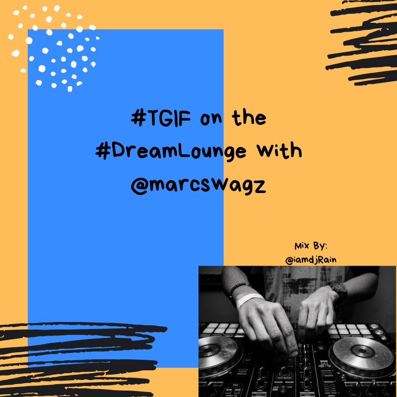 MarcSwagzNation's tweet photo. Be nowhere else... Massive vibes w/ yours truly @marcswagz #TheKing on @dream925fm #TGIF edition of the #DreamLounge https://t.co/F2PefEZacv