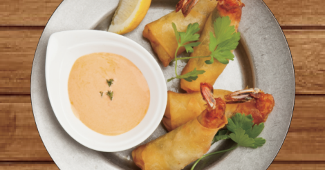 BeShockRamen's tweet photo. We're looking for a "jumbo" meal tonight! Crispy Shrimp Roll https://t.co/YnQQxFBQUT